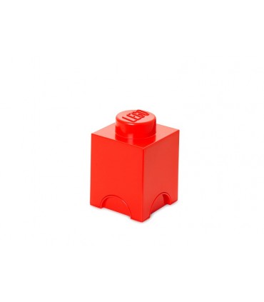 Cutie Depozitare LEGO 1x1, Rosu