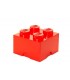 Cutie Depozitare LEGO 2x2, Rosu