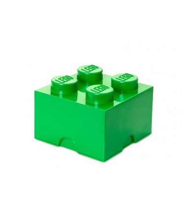 Cutie Depozitare LEGO 2x2, Verde Inchis