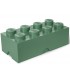 Cutie Depozitare LEGO 2x4, Verde Masliniu