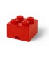 Cutie Depozitare LEGO 2x2, Cu Sertar, Rosu