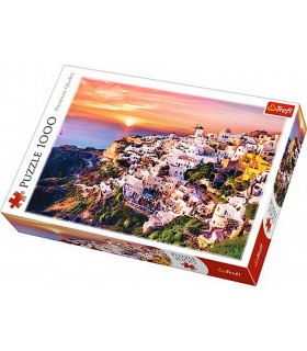 Puzzle Apus In Santorini, 1000 Piese