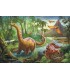 Puzzle Migratia Dinozaurilor, 60 Piese