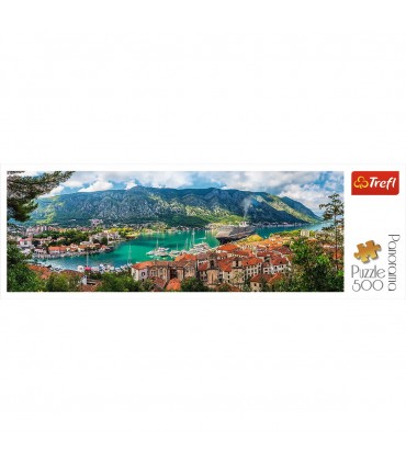 Puzzle Panorama Orasul Kotor Muntenegru, 500 Piese