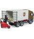 Camion Scania UPS Cu Container Si Stivuitor Portabil