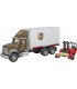 Camion MACK Granite UPS Cu Container Si Stivuitor Portabil