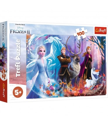 Puzzle Frozen2 Lumea Magica, 100 Piese