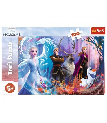 Puzzle Frozen2 Lumea Magica, 100 Piese
