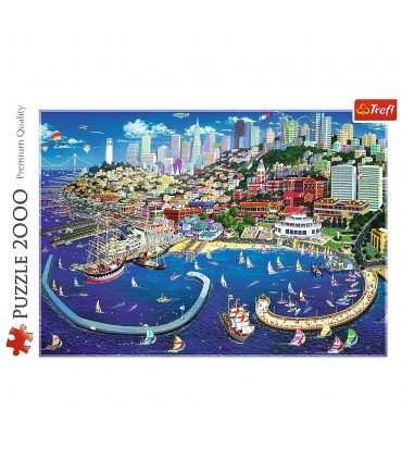 Puzzle Golful San Francisco, 2000 Piese