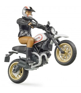 Motocicleta Ducati Desert Sled Cu Motociclist