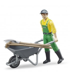 Set Figurina Agricultor Cu Accesorii