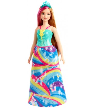 Barbie Papusa Printesa Dreamtopia Cu Coronita Albastra