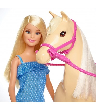 Barbie Set Papusa Cu Cal