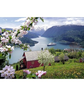 Peisaj Montan Scandinav, 500 Piese