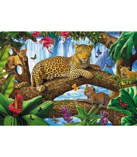 Puzzle Jaguar Intr-O Pauza Odihnitoare, 1500 Piese