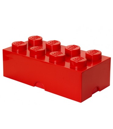 Cutie Depozitare LEGO 2X4 Rosu