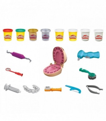 Dentistul Cu Accesorii Si Dinti Colorati, Play-Doh