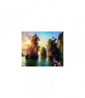 Puzzle Lacul Cheow, 1000 Piese