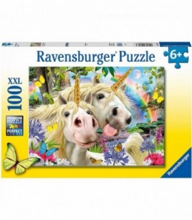 Puzzle Selfie Cu Unicorni, 100 Piese