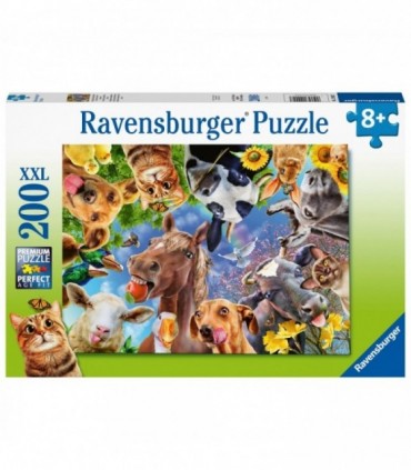 Puzzle Portret Cu Animale, 200 Piese