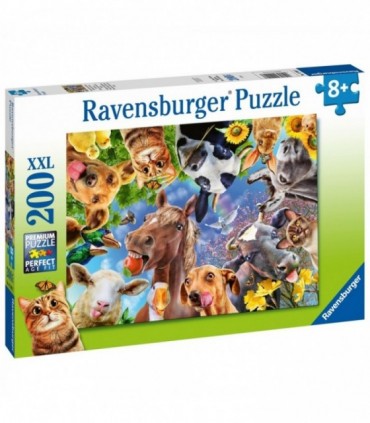 Puzzle Portret Cu Animale, 200 Piese