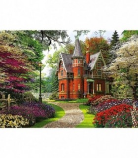 Puzzle Casa In Stil Victorian, 1000 Piese
