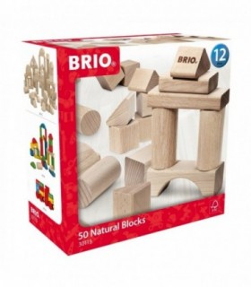 Set Blocuri Din Lemn, 50 Piese
