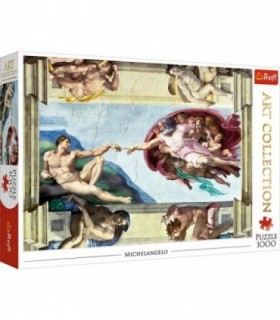 Puzzle Michelangelo Crearea Lui Adam, 1000 Piese