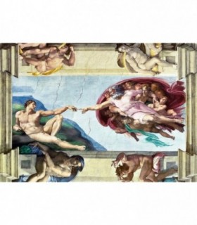 Puzzle Michelangelo Crearea Lui Adam, 1000 Piese
