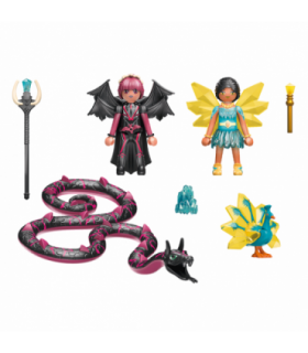 Crystal Fairy Si Bat Fairy Cu Animalul De Suflet