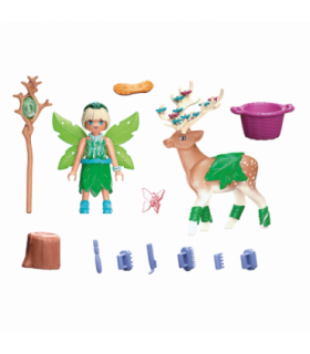 Forest Fairy Cu Animalul De Suflet