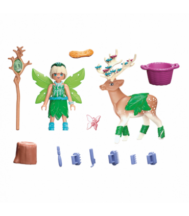 Forest Fairy Cu Animalul De Suflet