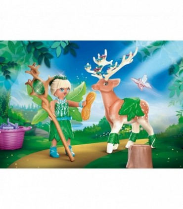 Forest Fairy Cu Animalul De Suflet