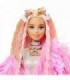 Papusa Barbie Extra Style Fluffy Pinky