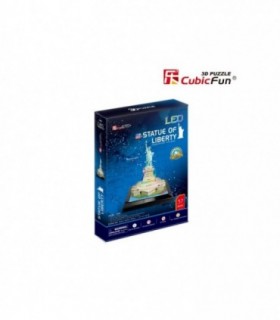 Puzzle 3D Led Statuia Libertatii, 37 Piese