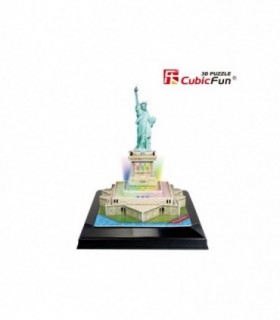 Puzzle 3D Led Statuia Libertatii, 37 Piese