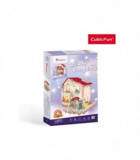 Puzzle 3D Led Casa De Vacanta, 116 Piese