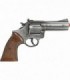 Revolver Politie Magnum, Culoare Argint Antichizat, 12 Capse