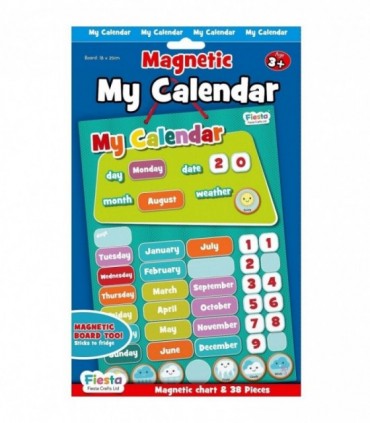 Calendarul Meu Magnetic, 20 x 26 Cm Multicolor