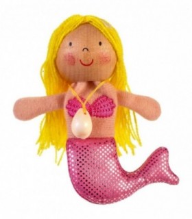 Marioneta Pentru Deget Sirena Multicolor