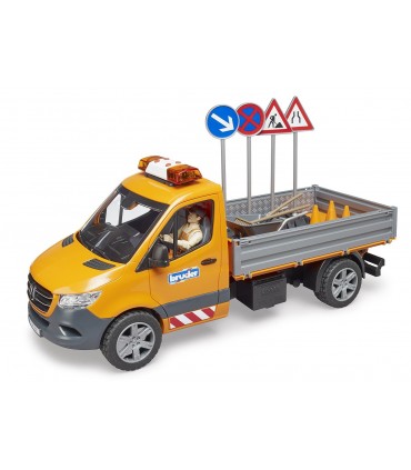 Mercedes-Benz Sprinter Municipal Cu Modul De Lumina Si Sunet, Sofer Si Accesorii