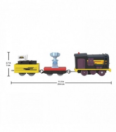 Thomas Locomotiva Motorizata - Diesel Cu 2 Vagoane