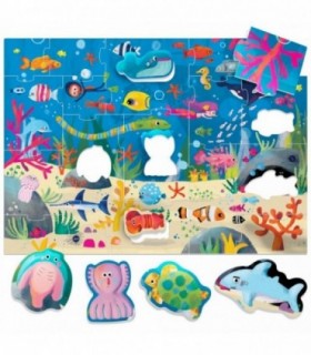 Ecoplay - Puzzle Animalute In Ocean