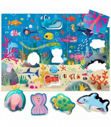 Ecoplay - Puzzle Animalute In Ocean