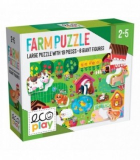 Ecoplay - Puzzle Animalute La Ferma