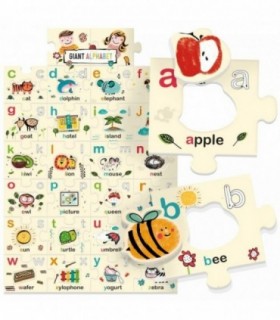 Ecoplay - Puzzle Mare Alfabetul In Engleza