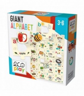 Ecoplay - Puzzle Mare Alfabetul In Engleza