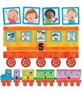 Ecoplay - Puzzle Micul Tren 123