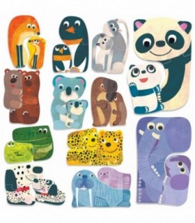 Ecoplay - Puzzle-Uri Animalute Cu Pui