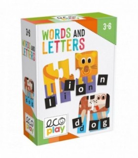 Ecoplay - Puzzle-Uri Progresive Litere Si Cuvinte Eng